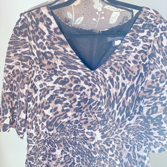 ♦️Jessica Howard Leopard Print Dress - Picture 5 of 6